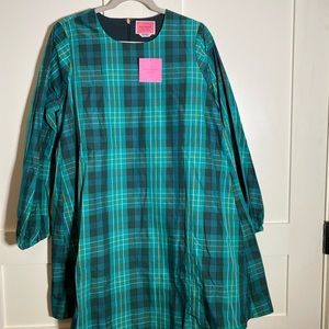 COPY - Beautiful new Kate Space greenhouse plaid Ella Dress